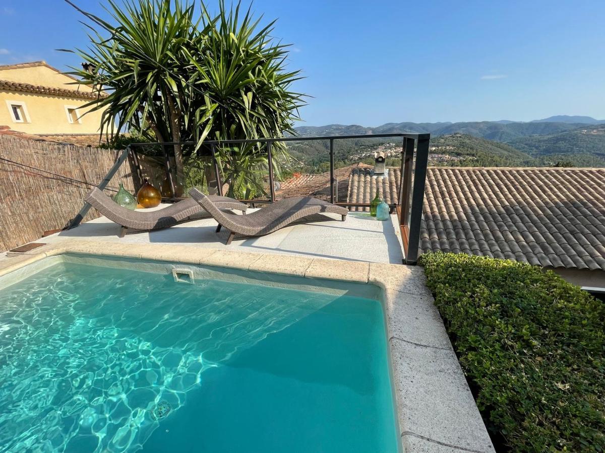 Charmant Rez De Villa En Provence Le Tignet Exterior photo