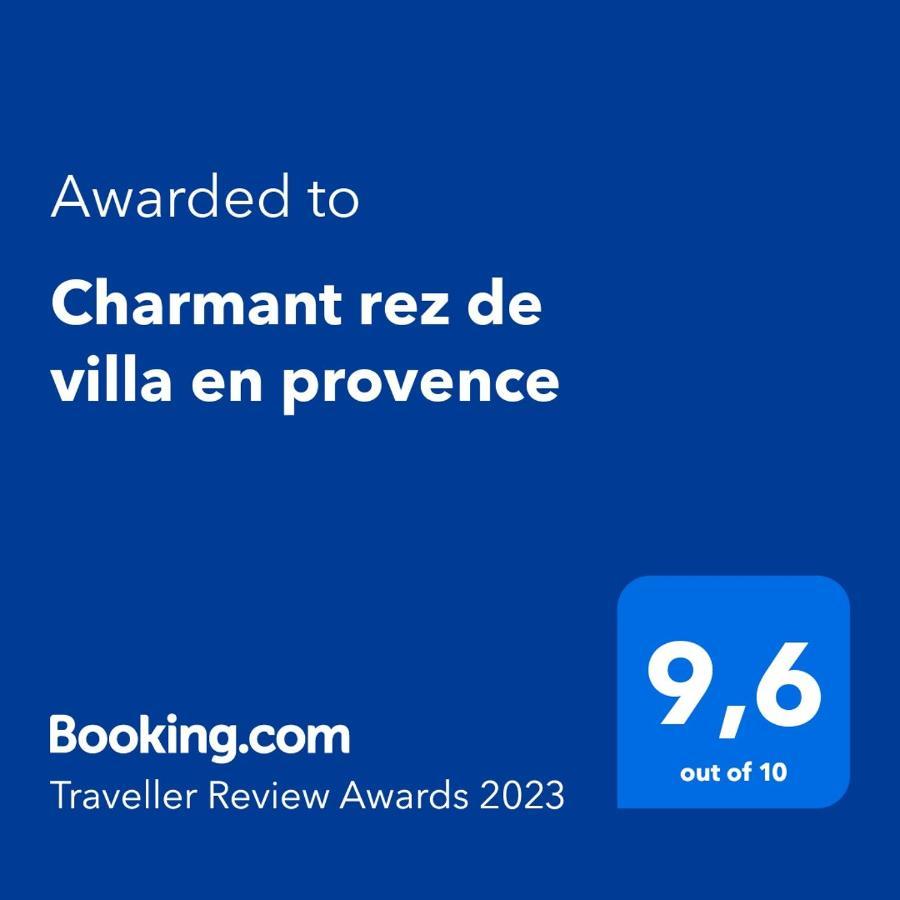 Charmant Rez De Villa En Provence Le Tignet Exterior photo